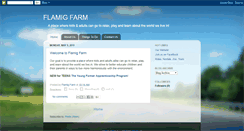 Desktop Screenshot of flamigfarmct.blogspot.com