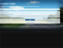 Tablet Screenshot of flamigfarmct.blogspot.com