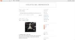 Desktop Screenshot of colourmeimpressed.blogspot.com