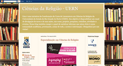 Desktop Screenshot of cienciasdareligiaouern.blogspot.com