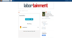 Desktop Screenshot of labortainment.blogspot.com