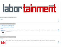 Tablet Screenshot of labortainment.blogspot.com