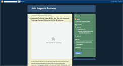 Desktop Screenshot of joinisagenixbusiness.blogspot.com