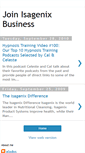 Mobile Screenshot of joinisagenixbusiness.blogspot.com