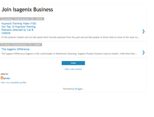 Tablet Screenshot of joinisagenixbusiness.blogspot.com
