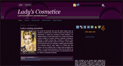 Desktop Screenshot of lady-scosmetice.blogspot.com