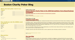 Desktop Screenshot of bostoncharitypoker.blogspot.com