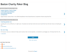 Tablet Screenshot of bostoncharitypoker.blogspot.com