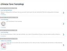 Tablet Screenshot of chinese-lovehoroskop.blogspot.com