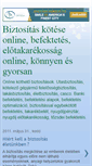 Mobile Screenshot of online-biztositas.blogspot.com