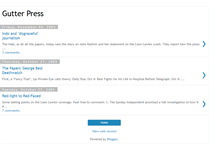 Tablet Screenshot of gutterpress.blogspot.com