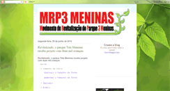 Desktop Screenshot of mrp3meninas.blogspot.com