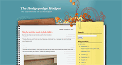 Desktop Screenshot of hodgepodgehodges.blogspot.com