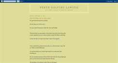 Desktop Screenshot of perthgolfinglawyer.blogspot.com