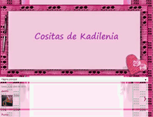 Tablet Screenshot of cositasdekadilenia.blogspot.com