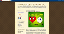 Desktop Screenshot of freedominchristministries.blogspot.com