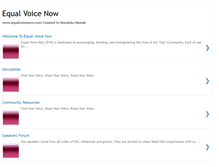 Tablet Screenshot of equalvoicenow.blogspot.com