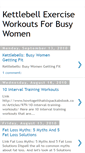 Mobile Screenshot of kettlebellexerciseworkouts.blogspot.com
