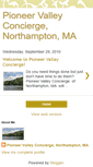 Mobile Screenshot of pioneervalleyconcierge.blogspot.com