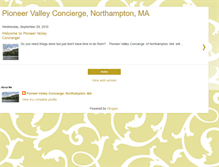 Tablet Screenshot of pioneervalleyconcierge.blogspot.com