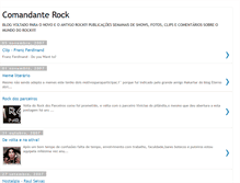 Tablet Screenshot of comandanterocks.blogspot.com