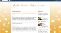 Desktop Screenshot of machupicchu-lima.blogspot.com