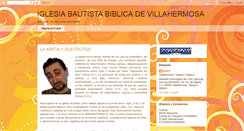Desktop Screenshot of iglesiabautistabiblicadevillahermosa.blogspot.com