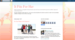 Desktop Screenshot of itfitsforher.blogspot.com