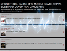 Tablet Screenshot of mp3busters.blogspot.com