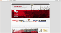 Desktop Screenshot of congresoequidad.blogspot.com