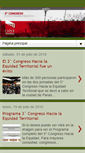 Mobile Screenshot of congresoequidad.blogspot.com