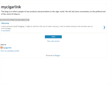 Tablet Screenshot of mycigarlink.blogspot.com