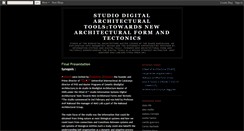Desktop Screenshot of biodigitalarchitecturaldesign.blogspot.com