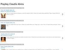 Tablet Screenshot of playboyclaudiaabreu.blogspot.com