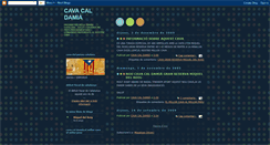 Desktop Screenshot of cavacaldamia.blogspot.com