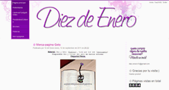 Desktop Screenshot of 10deenero.blogspot.com