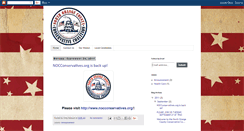 Desktop Screenshot of nocconservatives.blogspot.com