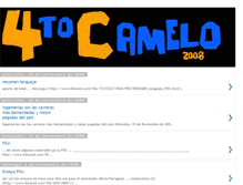 Tablet Screenshot of 4tocamelo.blogspot.com