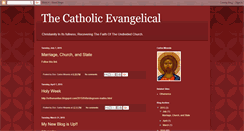 Desktop Screenshot of catholicevangelical.blogspot.com