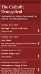 Mobile Screenshot of catholicevangelical.blogspot.com