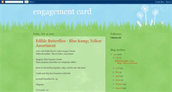 Desktop Screenshot of engagementcards.blogspot.com