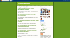 Desktop Screenshot of dragondreamingtraining.blogspot.com