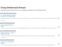 Tablet Screenshot of cheapbridesmaiddressessite.blogspot.com