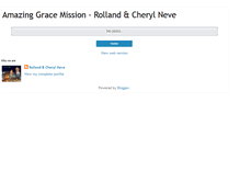 Tablet Screenshot of amazinggracemission.blogspot.com