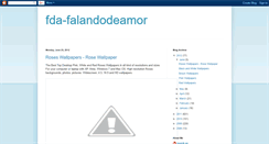 Desktop Screenshot of fda-falandodeamor.blogspot.com