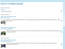 Tablet Screenshot of cyber-motomode.blogspot.com