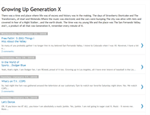 Tablet Screenshot of growingupgenerationx.blogspot.com