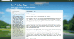 Desktop Screenshot of polyclaydiva.blogspot.com