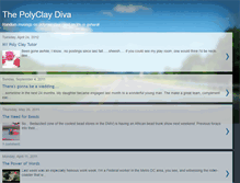 Tablet Screenshot of polyclaydiva.blogspot.com