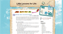 Desktop Screenshot of littlelessons4life.blogspot.com